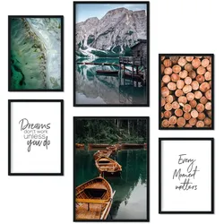 POSTER Set Mit 6 Winterberg Wandbild A3 & A4 Rahmenlos
