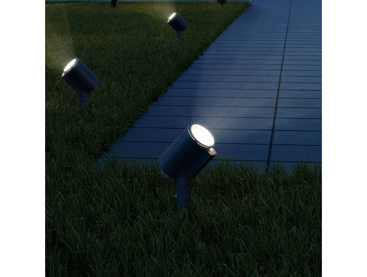 STEINEL Spot Garden N LED-Strahler, Nachtsensor, schwarz, Aluminium, Modern