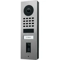 DoorBird D1101FV Fingerprint 50 Aufputz IP Video Türsprechanlage Edelstahl V2A, gebürstet