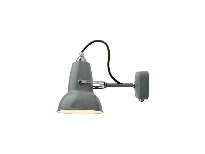 Anglepoise - Applique orientable Original 1227 - Gris - Fonte d'aluminium - Designer George Carwardine