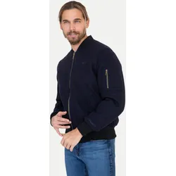 Bomberjacke aus Wollmix Blau S