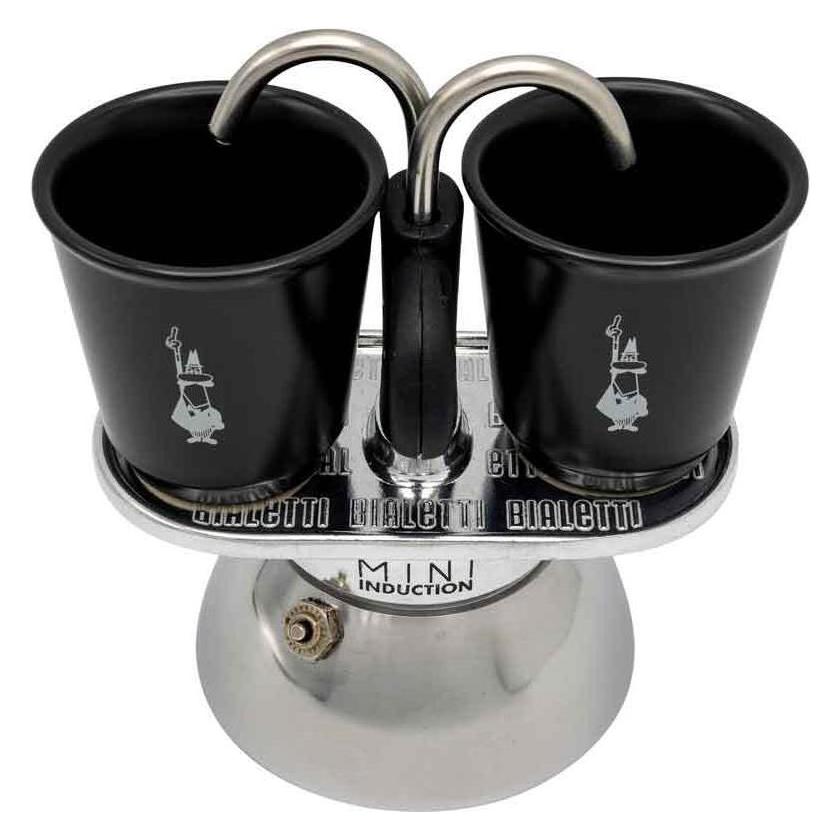 Bialetti Mini Express Induktion + 2 Becher (2 Tassen) (0007310)
