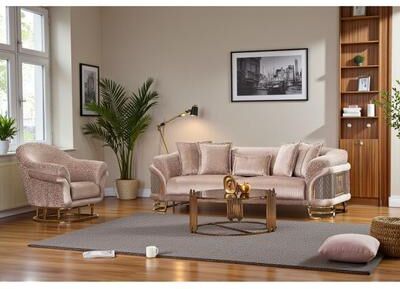 Furnia Highland 2 Pieces Living Room Sets 1 Sofa 1 Chair