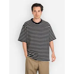 REELL Cross T-Shirt black / offwhite Gr. XL