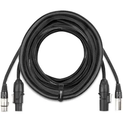 PD Connex CX13-15 Powercon XLR - Powercon XLR 15 m (15 m), Stromkabel, Schwarz