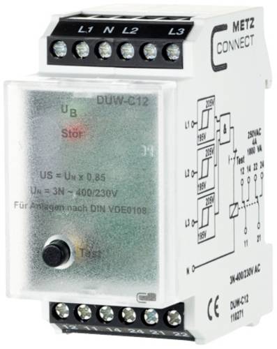Überwachungsrelais 230 V/AC (max) 2 Wechsler Metz Connect 110271 1 St.