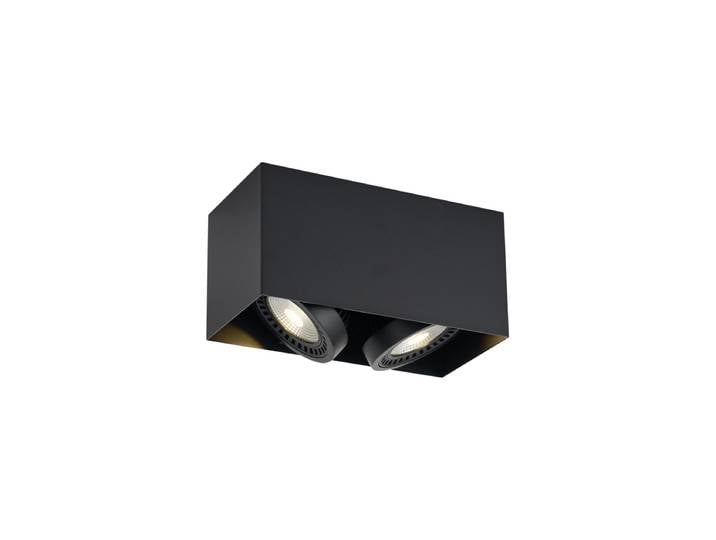 Spot en saillie moderne noir avec LED à intensité variable 2