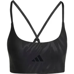 ADIDAS Damen BH Powerimpact Light-Support AOP BH, Größe XL in Schwarz Schwarz