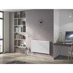 XIMAX Paneelheizkörper Fortuna Duplex horizontal, 584 x 1200 mm, Weiß, 1204 Watt - Weiß - 584x1200x80 mm, 1204 Watt - 584x1200x92 mm, 1204 Watt