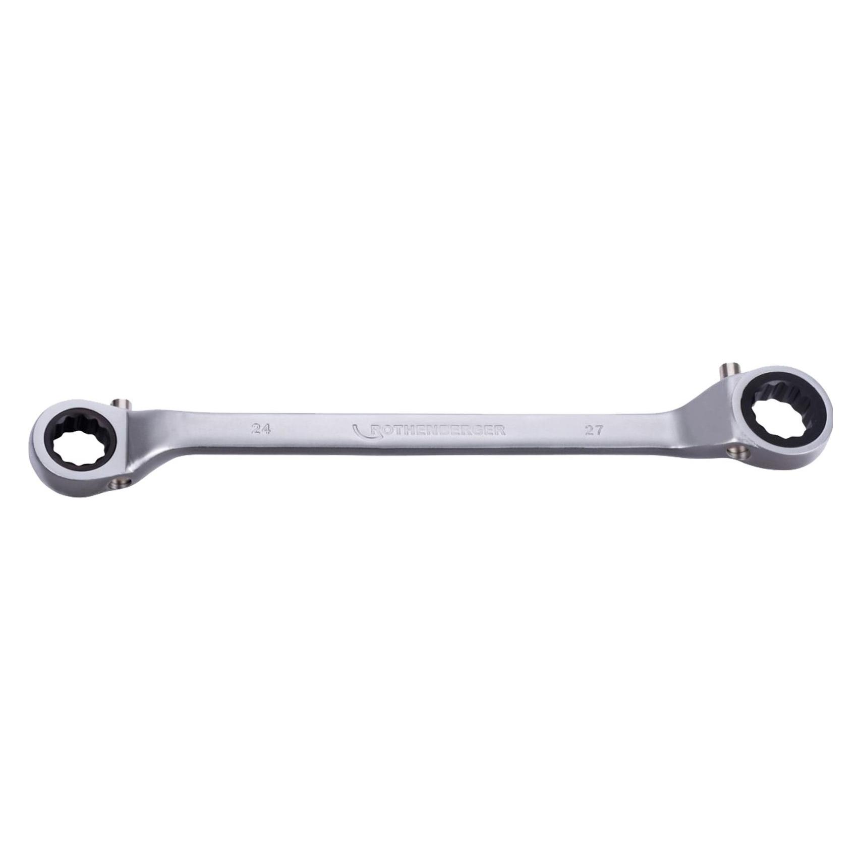 Rothenberger Ringratschen-Schlüssel, 24x27, 360mm (24 mm, 27 mm) (70276)