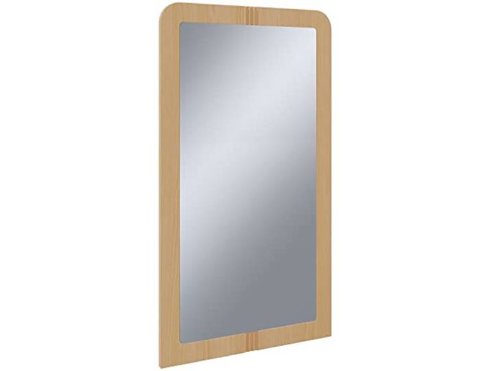 VCM Dielenmöbel Spiegel Buche 50x2x90 cm Wandmontage Softkanten Flur
