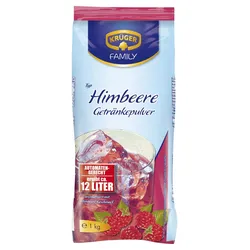 KRÜGER FAMILY Himbeere Getränkepulver 1,0 kg