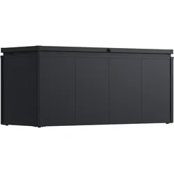 Weide Noble Gartenbox 640 L   Aufbewahrungsbox aus Stahl   Anthrazit