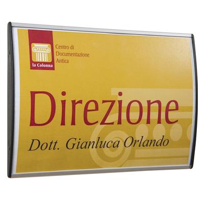 Studio T Showdown Türschild IS - DIN A6 - Aluminium - Silber
