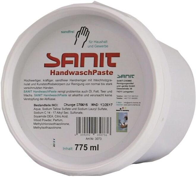 Sanit HandwaschPaste 3073 775 ml Dose, sandfrei