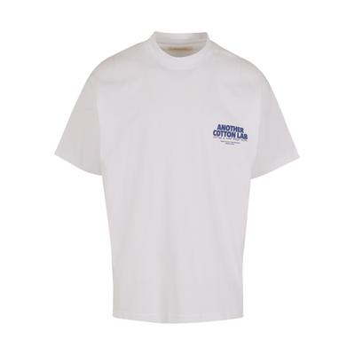 T-Shirt ANOTHER COTTON LAB "Another Cotton Lab Vitamin D3 T-Shirt", Herren, Gr. XS, weiß, 100% Baumwolle, bedruckt, oversize, Rundhals, Shirts T-Shirt