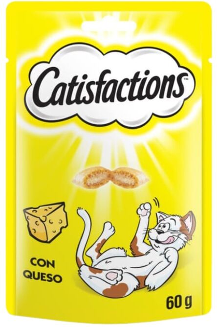 Catisfactions Snacks de Queso 6 uds x 60g
