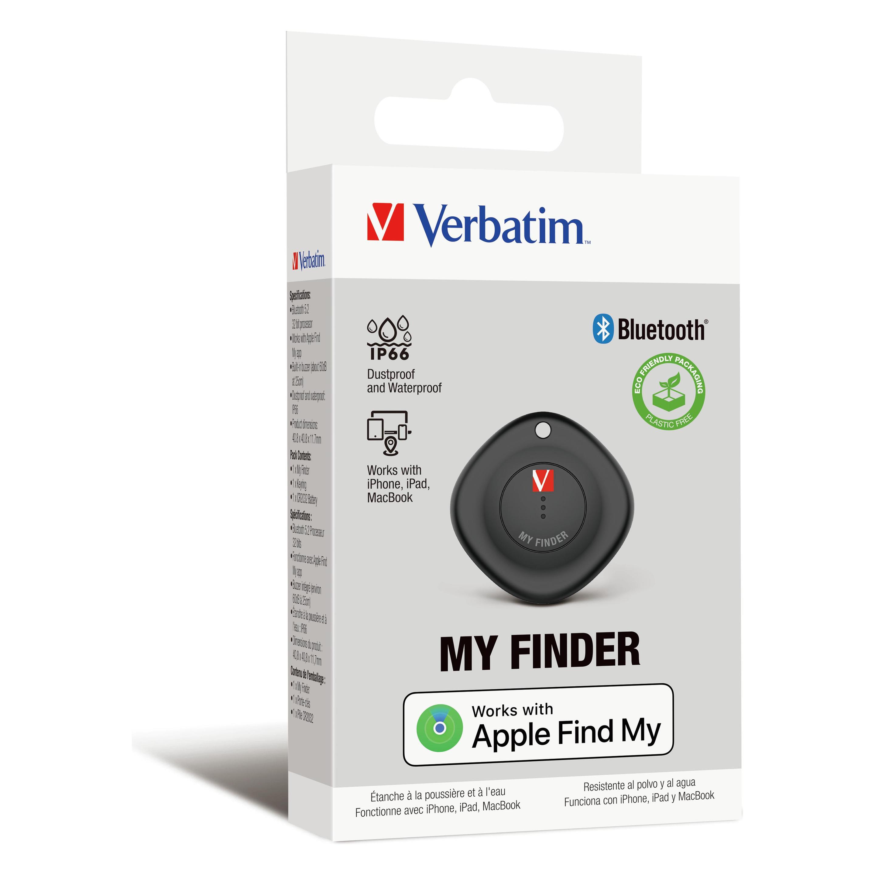 Verbatim Tracker, Bluetooth, My Finder, MYF-01 (Apple Find My) (32130)