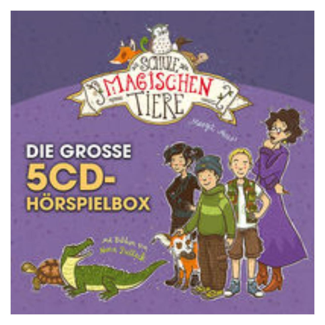 Karussell Die Schule der magischen Tiere - Die grosse 5CD-Hörspielbox (Margit Auer, Deutsch) (458021-3)