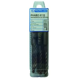 PROTEC Hammerbohrer 4x4 SDS-Plus 6x110 PHABO6110 4x4 10P