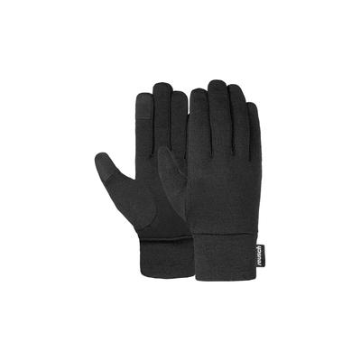 Skihandschuhe REUSCH "TOUCH-TEC", Damen, Gr. 10.5, schwarz, 97% Wolle, 3% Polyester, Handschuhe, mit Touchscreen-Funktion