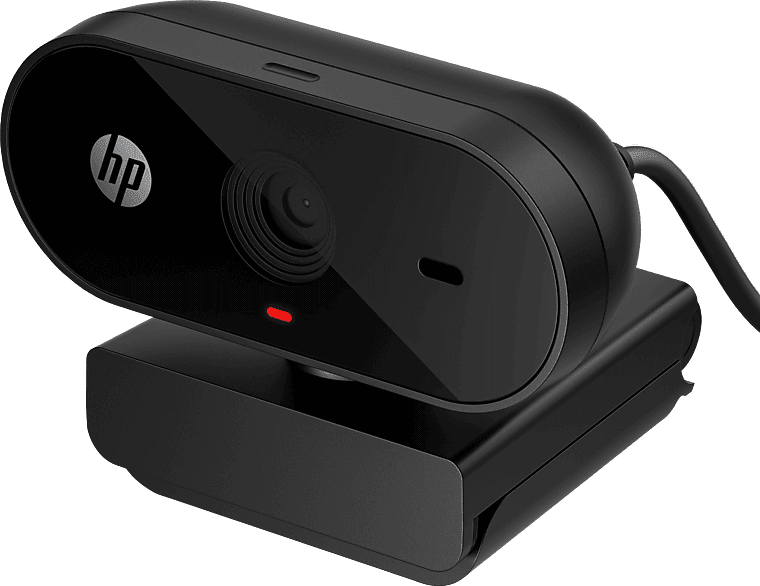 Webcam - HP 320, 1080p, USB-A, Gran angular 66º, Negro