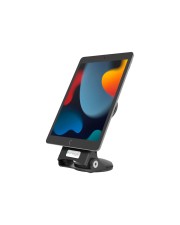 Compulocks Grip & Dock Universal Secured Tablet Stand HandHeld and Aufstellung für Tablett verriegelbar Schwarz auf dem Tisch (189BGRPLCK)