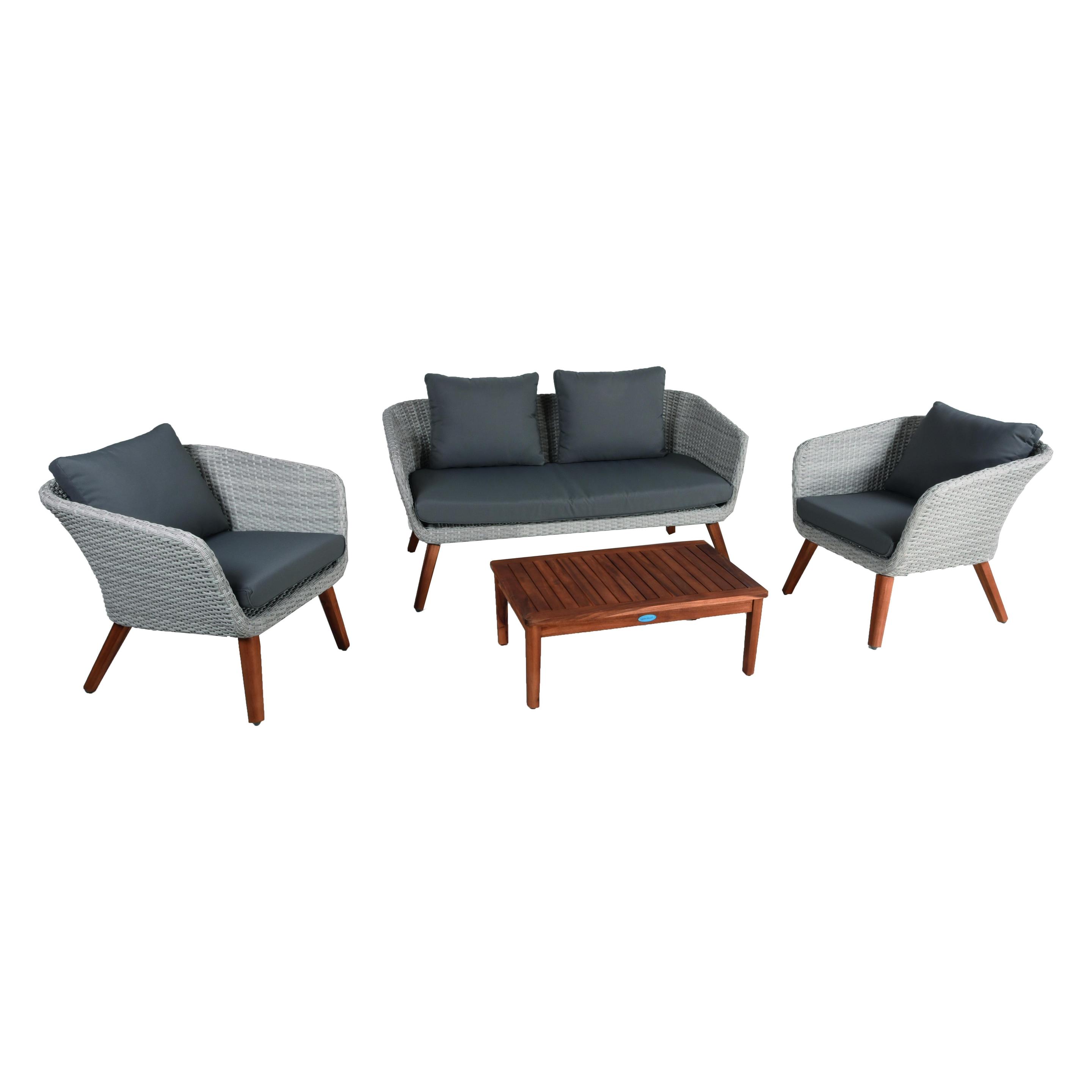 Garden Pleasure Sitzgruppe Arona grau (970377)