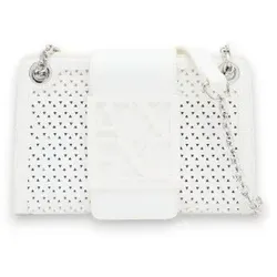 A|X Armani Exchange für Damen. XW000281AF22626U0011 Weiße Mini-Handtasche (OSFA), Lässig, Polyurethan