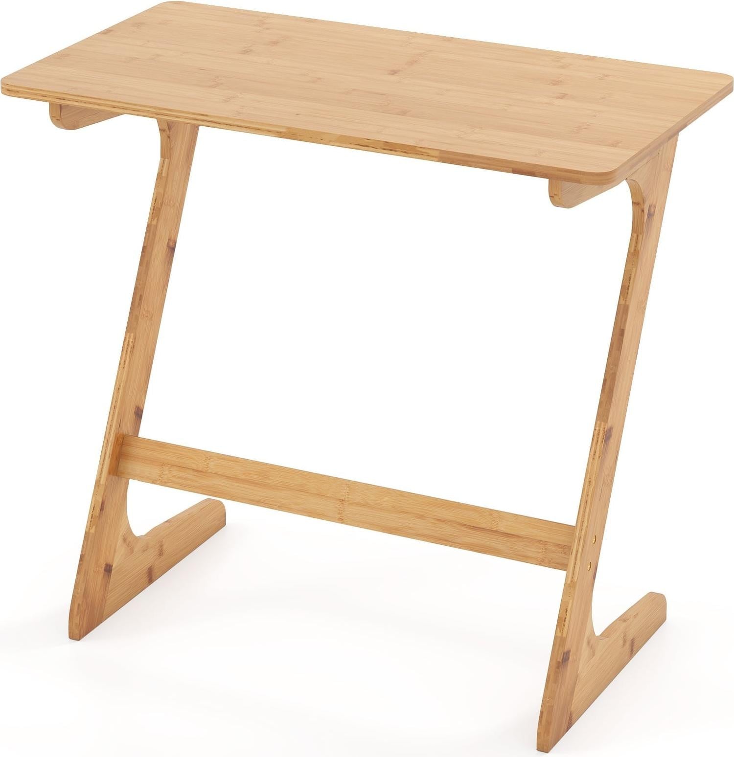 Northix Bamboe Bijzettafel in Z-vorm