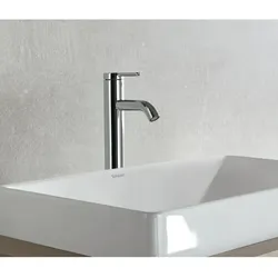 Duravit C.1 L Waschtischarmatur C11030002010 chrom, ohne Ablaufgarnitur, Ausladung 136mm