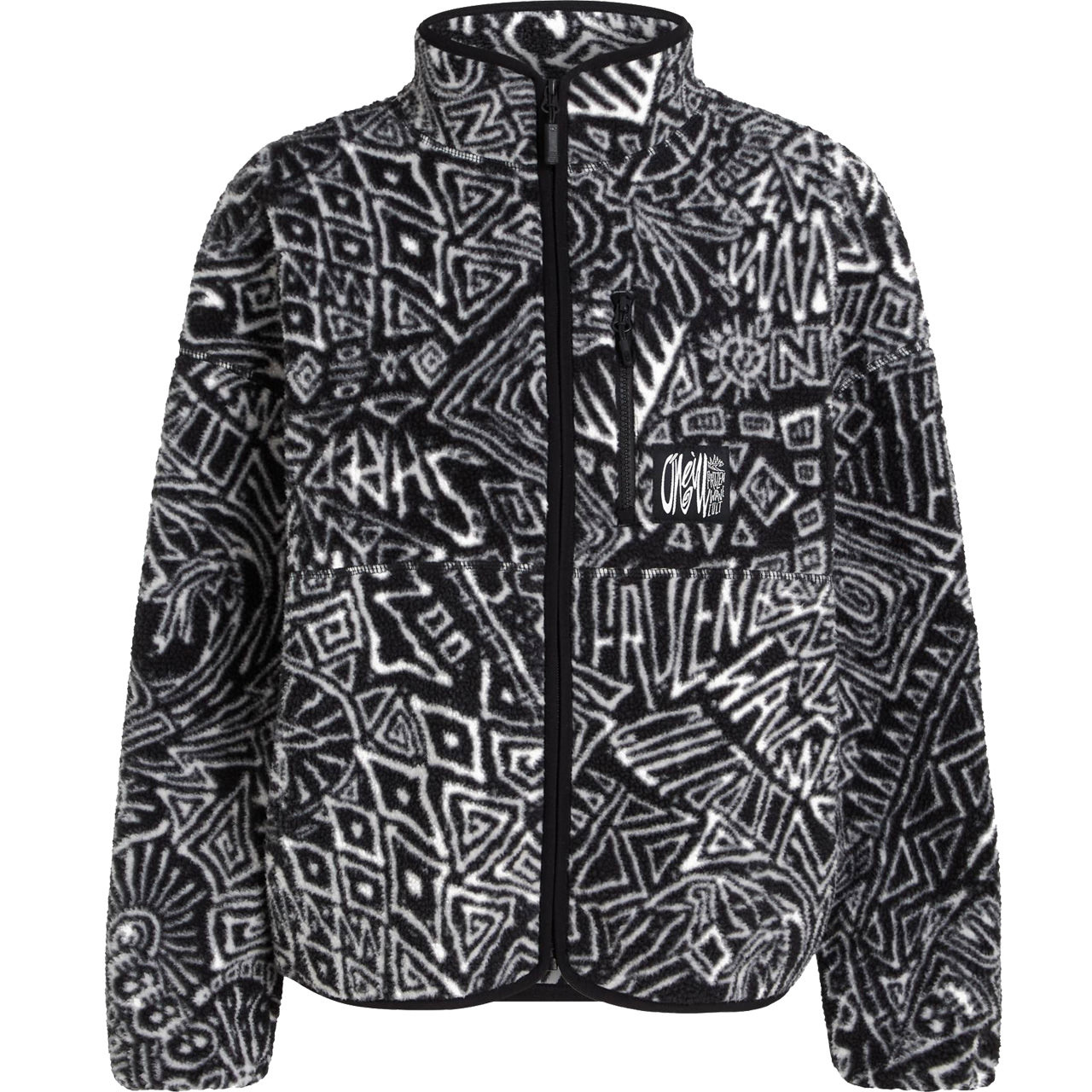 O'Neill Damen Fleecejacke SURF HERO HIGH PILE black/white - M