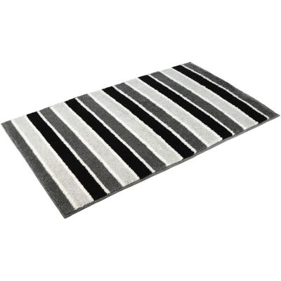 Badematte VOSSEN "»Fancy«", grau (flanell), H:16mm, Polyacryl, Badematten, Badematte