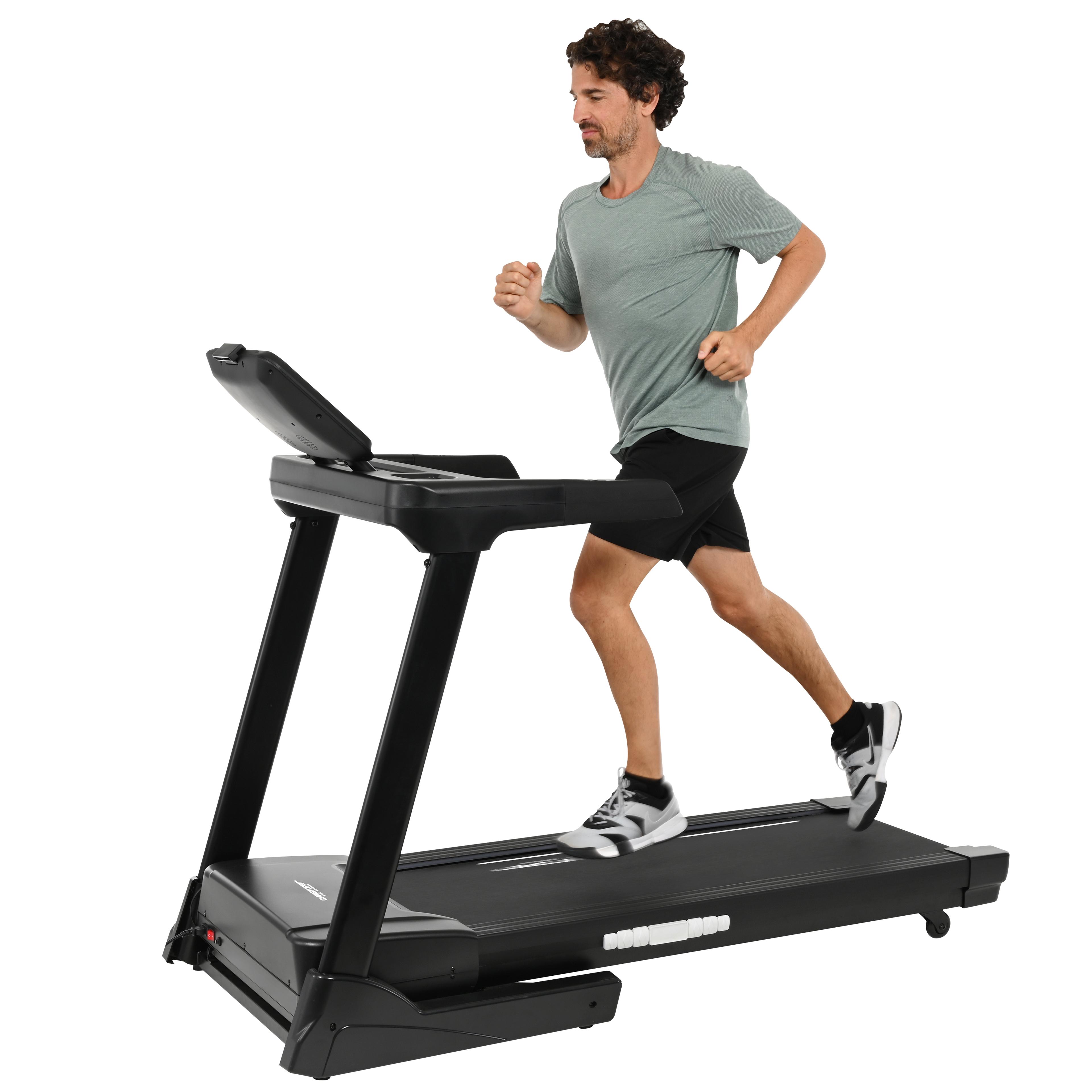 Christopeit Laufband TM 4500 S - Laufband für anspruchsvolles Training mit innovativer Technik, Geschwindigkeit von 1-20 km/h, Lauffläche 130 x 48 cm