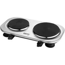 Camry CR 6511 Doppelkochplatte 2500 Watt Silber