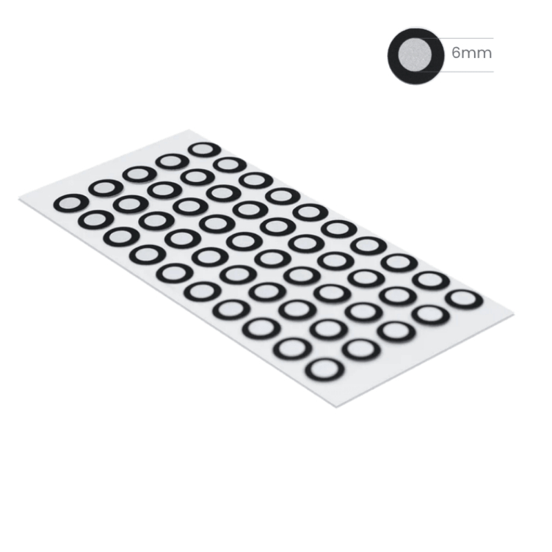 Revopoint Highly Reflective Markers 6mm (Sticky) MARKERS-INNER-DIAMETER-6-MM-OUTER-DIAMETER-10-MM-200-SINGLE-POINT-MARKER
