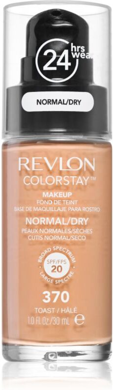 Revlon Cosmetics ColorStay™ SPF 20 long-lasting foundation for normal to dry skin shade 370 Toast 30 ml