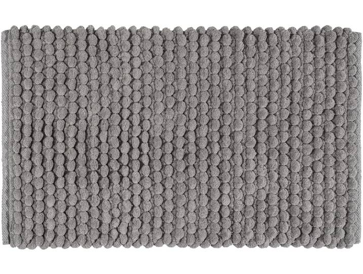 Duschmatte WENKO, grau, H:30mm, Materialmix, Badematten, Duschmatte, mit moderner Struktur, fusselfrei, stark wasserabsorbierend