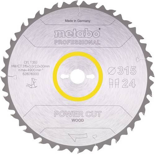 Metabo 628016000 Kreissägeblatt 315mm 1St.