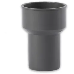 HT Safe Abflussrohr Übergangsstück Anschluss an Metallrohre ohne Gummimanschette (Ausführung: Rohranschluss DN40 - Gummiaufnahme 40mm)