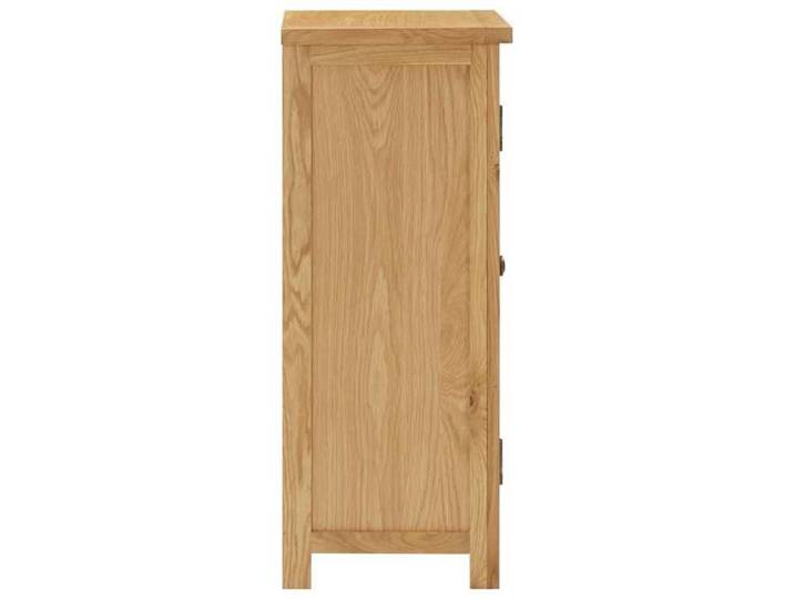 Enfilade de rangement Brun - LEMON® Armoire 45x32x85cm - Bois de chêne massif 912 - Soldes