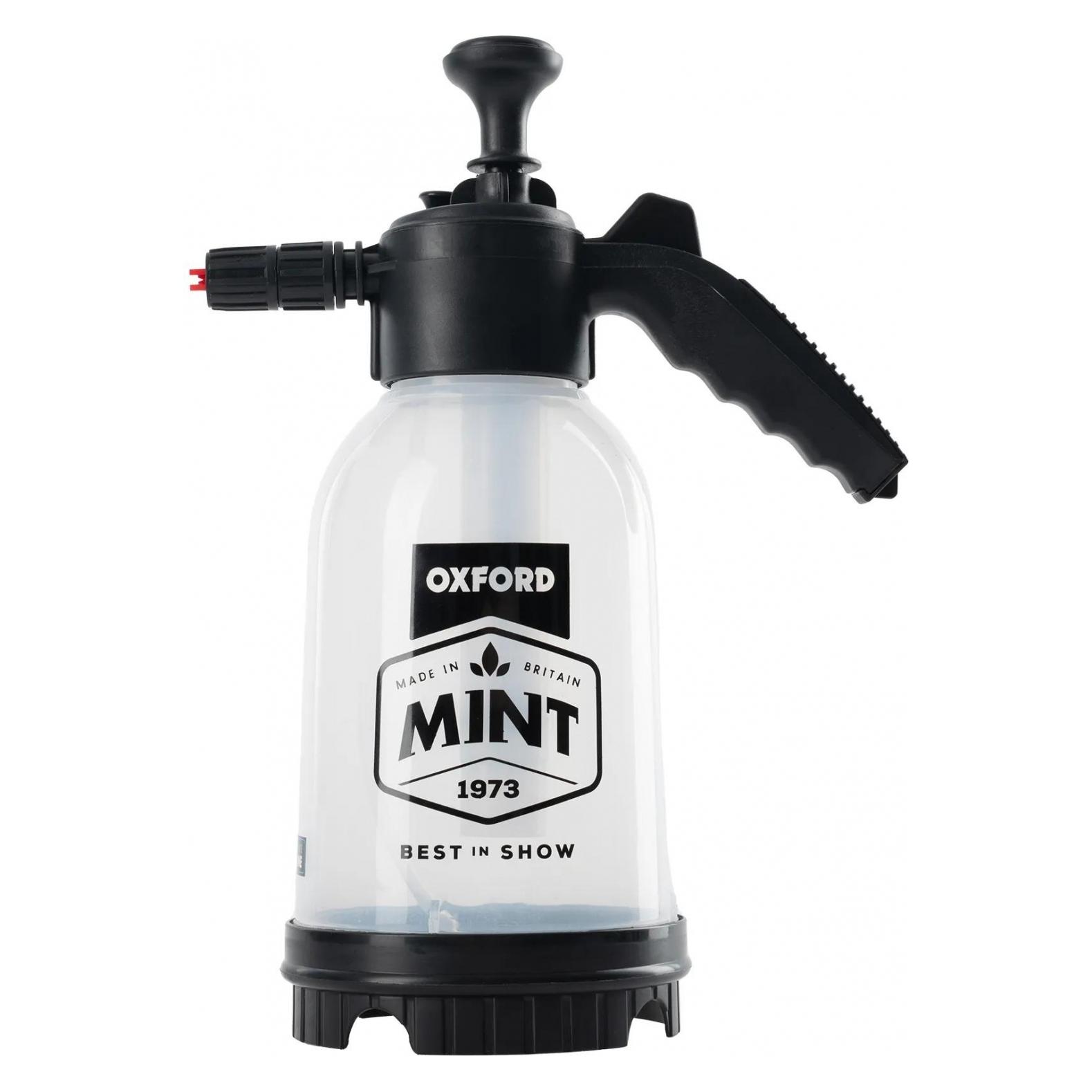 MINT Oxford Bottle OX236 Druckspender mit Schneeschäum- und Wassersprühdüsen, Weiss/Schwarz, 2 l (2 l) (OX236)