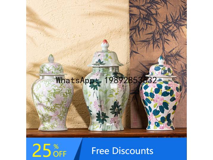 Nouveau Pot général en céramique de Style chinois, Vase en céramique hydroponique de luxe haut de gamme