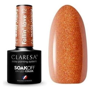 Claresa Fallin Love UV-Nagellack 5ml - 12er Pack (Goldton, UV-Gel Lack) (46369919)