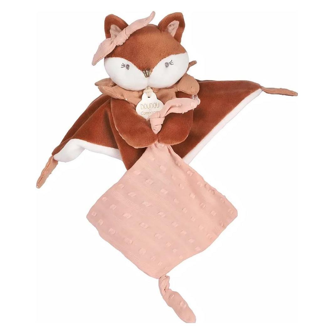 Doudou et Compagnie Mina Schmusetuch mit Schnullerhalter 22cm (22 x 14 cm) (DC4686)
