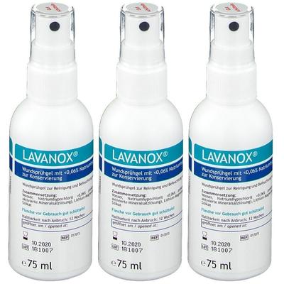 Lavanox Wundsprühgel Hydrogel x3 3x75 ml Gel