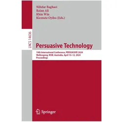 Persuasive Technology, Fachbücher von Raian Ali, Nilufar Baghaei, Khin Win
