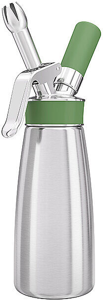 ISI Sahnebereiter GREEN WHIP ECO 0,5l Edelstahl / Gruen silber EG