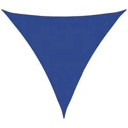 vidaXL Sonnensegel 160 g/m2 Dreieckig Blau 3,6x3,6x3,6 m HDPE