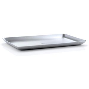 Blomus Serviertablett Basic 63612, eckig, 25x15cm, aus Edelstahl, silber matt